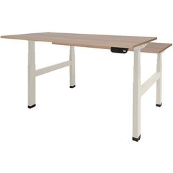 Bureau assis-debout Schavenburg Dextro Plus Duo T-Foot Havana Cherry