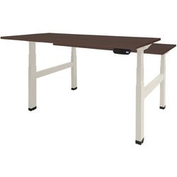 Bureau assis-debout Schavenburg Dextro Basic piètement en T Chêne Logan
