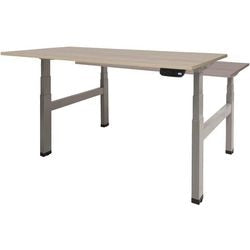 Bureau assis-debout Schavenburg Dextro Basic Pied en T Chêne Robson