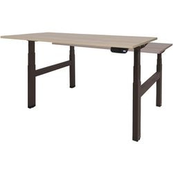 Bureau assis-debout Schavenburg Dextro Basic Pied en T Chêne Robson