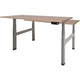 Bureau assis-debout Schavenburg Dextro Plus Duo T-Foot Havana Cherry