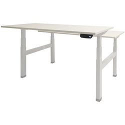 Bureau assis-debout Schavenburg Dextro Plus Duo T-Foot Chêne Lindberg
