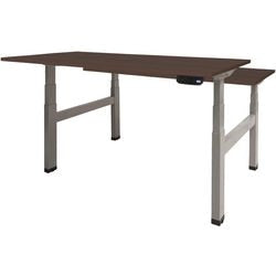 Bureau assis-debout Schavenburg Dextro Basic piètement en T Chêne Logan