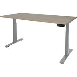 Bureau assis-debout Schavenburg Dextro plus piètement en T Robson Oak