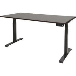 Bureau assis-debout Schavenburg Dextro Plus Pied en T Chêne Logan