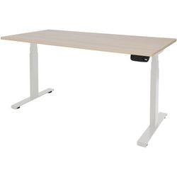 Bureau assis-debout Schavenburg Dextro plus piètement en T Chêne Lindberg