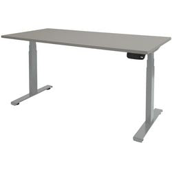 Bureau assis-debout Schavenburg Dextro Plus piètement en T gris