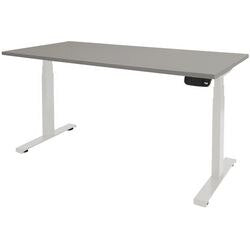 Bureau assis-debout Schavenburg Dextro Plus piètement en T gris