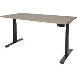 Bureau assis-debout Schavenburg Dextro plus piètement en T Robson Oak