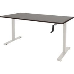 Bureau assis-debout Schavenburg Dextro pendule pied en T chêne Logan