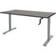 Bureau assis-debout Schavenburg Dextro pendule pied en T chêne Logan