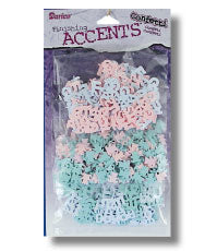 Darice • accents de confettis paquet de 3 sachets.