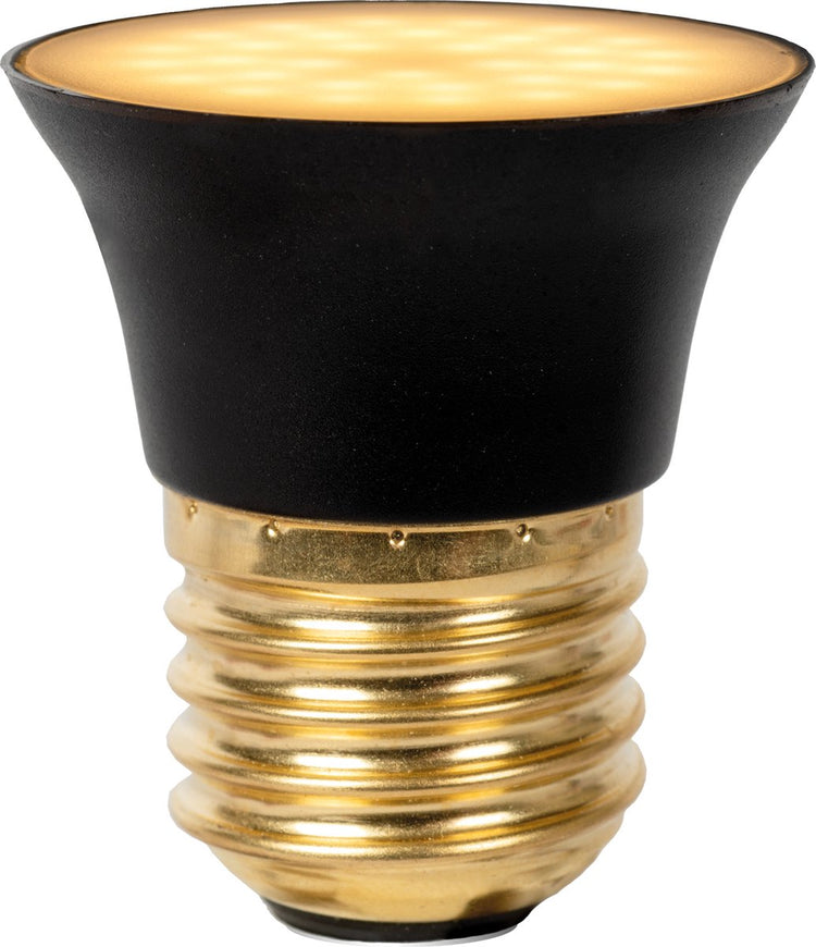 Lucide g45 - lampe led - ø 4,3 cm - led 3 stepdim - e27 - 1x5w 2700k - noir