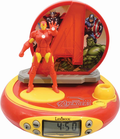 Lexibook avengers horloge projecteur 3d iron man avec sons magiques