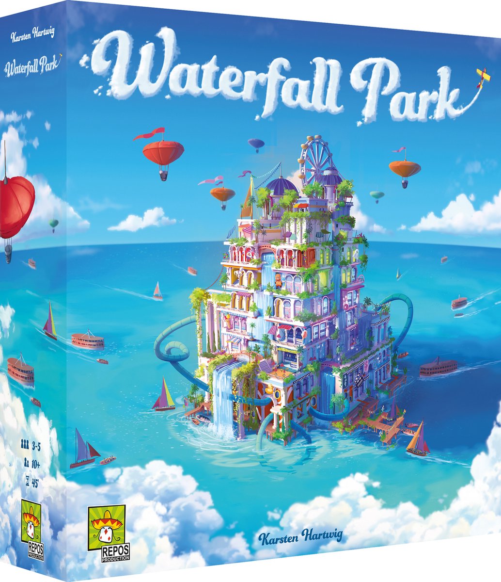 Parc de cascade de production Repos - jeu de société