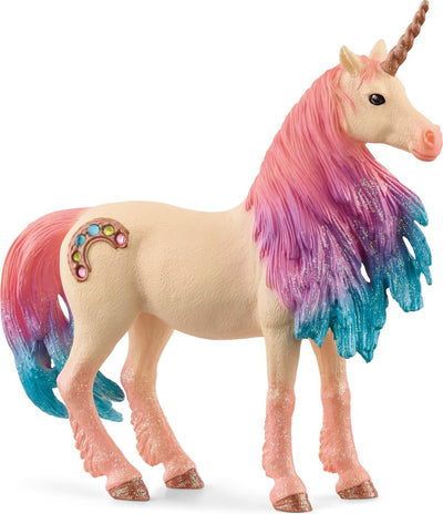 Schleich figurine de jeu bayala - jument licorne guimauve - jouet enfant fantaisie - 5 à 12 ans - 70723