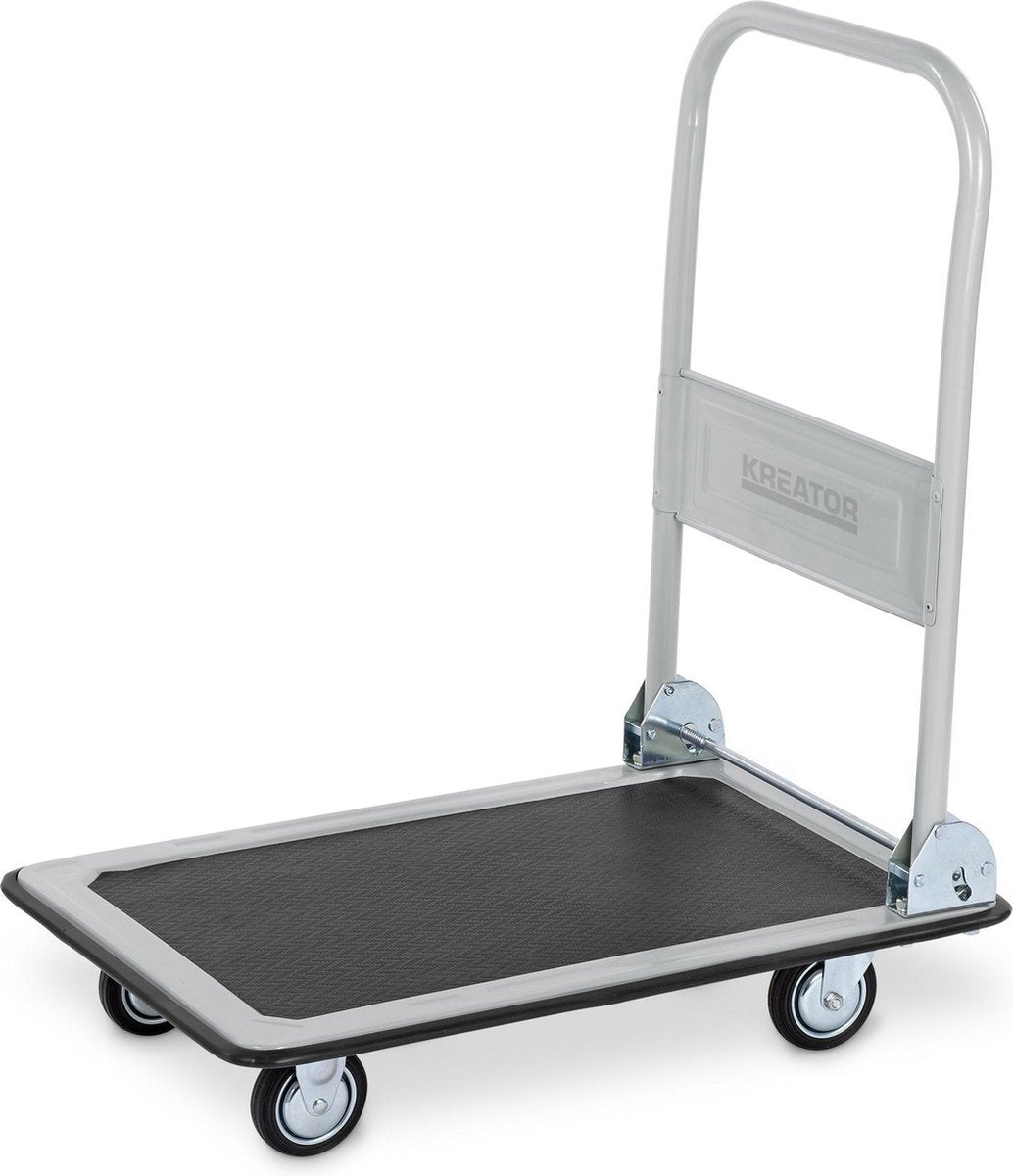 Chariot plateforme Kreator krt670102 - pliable - capacité de charge 300 kg - 600x900mm