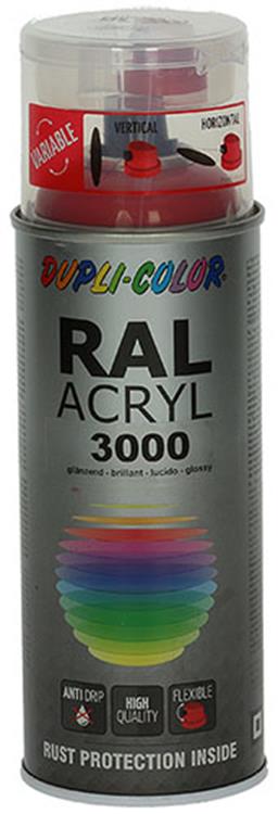 Motip 1000530 - 349560 ral 3000 rouge feu 400ml | 2 pièces