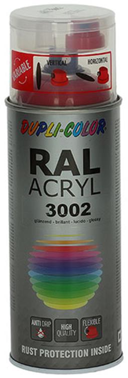 Motip 1000531 - 349577 ral 3002 rouge carmin 400 ml | 2 pièces