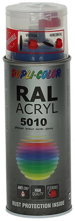 Motip 1000532 - 349584 ral 5010 bleu enzian 400 ml | 2 pièces