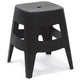 Tabouret paperflow plastique noir