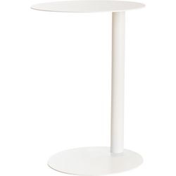 Table d'appoint paperflow acier blanc