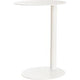 Table d'appoint paperflow acier blanc