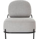 Chaise d'accueil paperflow tissu gris