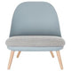 Chaise d'accueil paperflow tissu gris