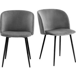 Chaise d'accueil paperflow must tissu gris
