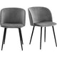 Chaise d'accueil paperflow must tissu gris