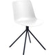 Chaise visiteur paperflow plastique blanc