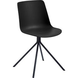 Chaise visiteur paperflow plastique noir