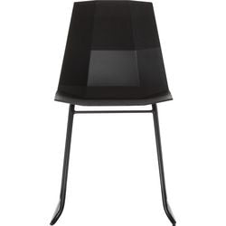 Chaise visiteur paperflow plastique noir