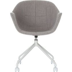 Chaise visiteur paperflow tissu gris