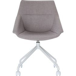 Chaise visiteur paperflow tissu gris