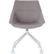 Chaise visiteur paperflow tissu gris