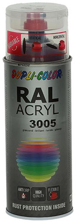 Motip 1000552 - 350597 ral 3005 vin rouge 400ml | 2 pièces