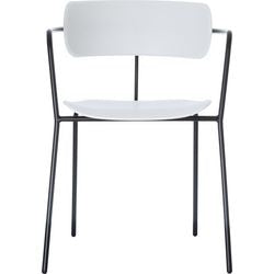 Chaise visiteur paperflow plastique blanc