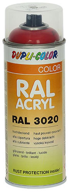Motip 1000556 - 356766 ral 3020 rouge signalisation 400 ml | 2 pièces