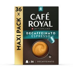 Capsules de café café royal espresso décaféinato
