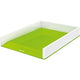 Corbeille à courrier leitz wow polystyrène vert