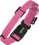 Collier pour chien Gloria lisse rose taille s (27-37 cm)