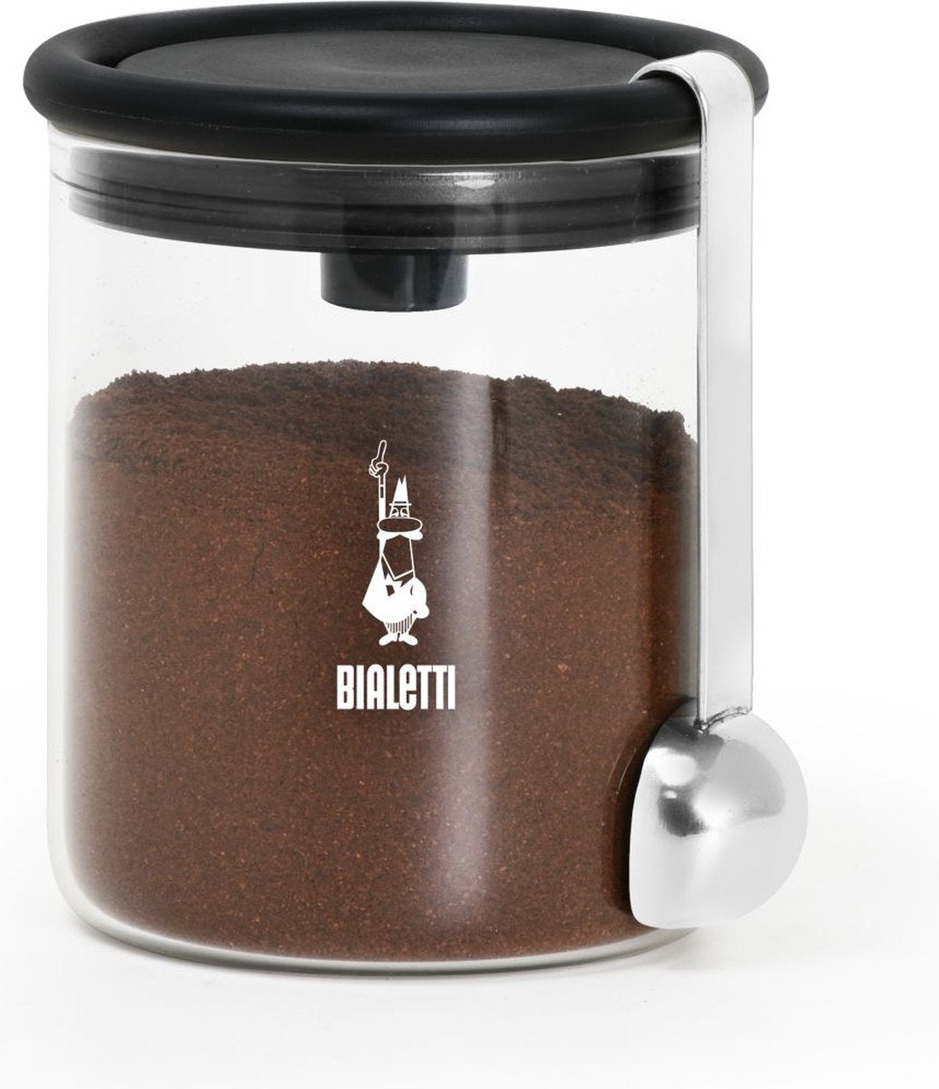 Bialetti boîte de conservation à café ronde en verre