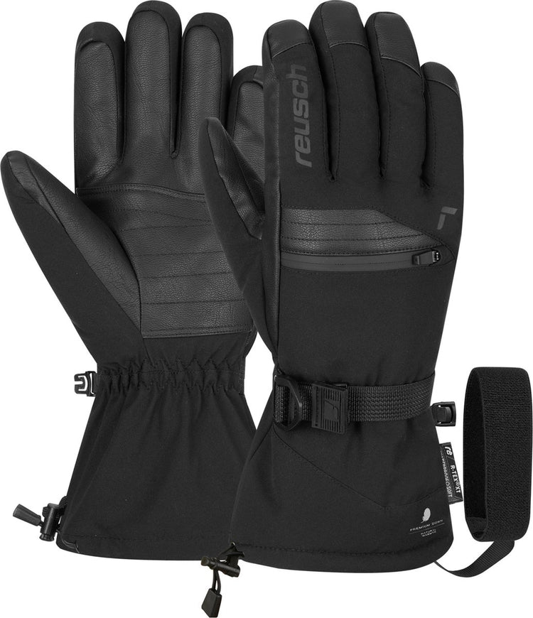 Gants de sports d'hiver unisexes Reusch Torres R-Tex® XT - noirs