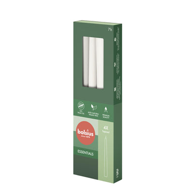 Bolsius Gothic Cougies 245 24 Box 4 White nuageux