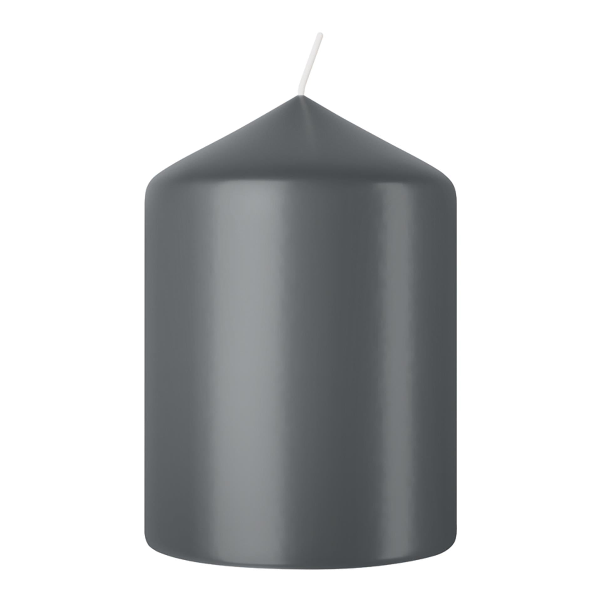 Bougie pilier Bolsius 80 58 gris orageux
