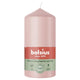 Bougie pilier Bolsius 120 58 rose brumeux