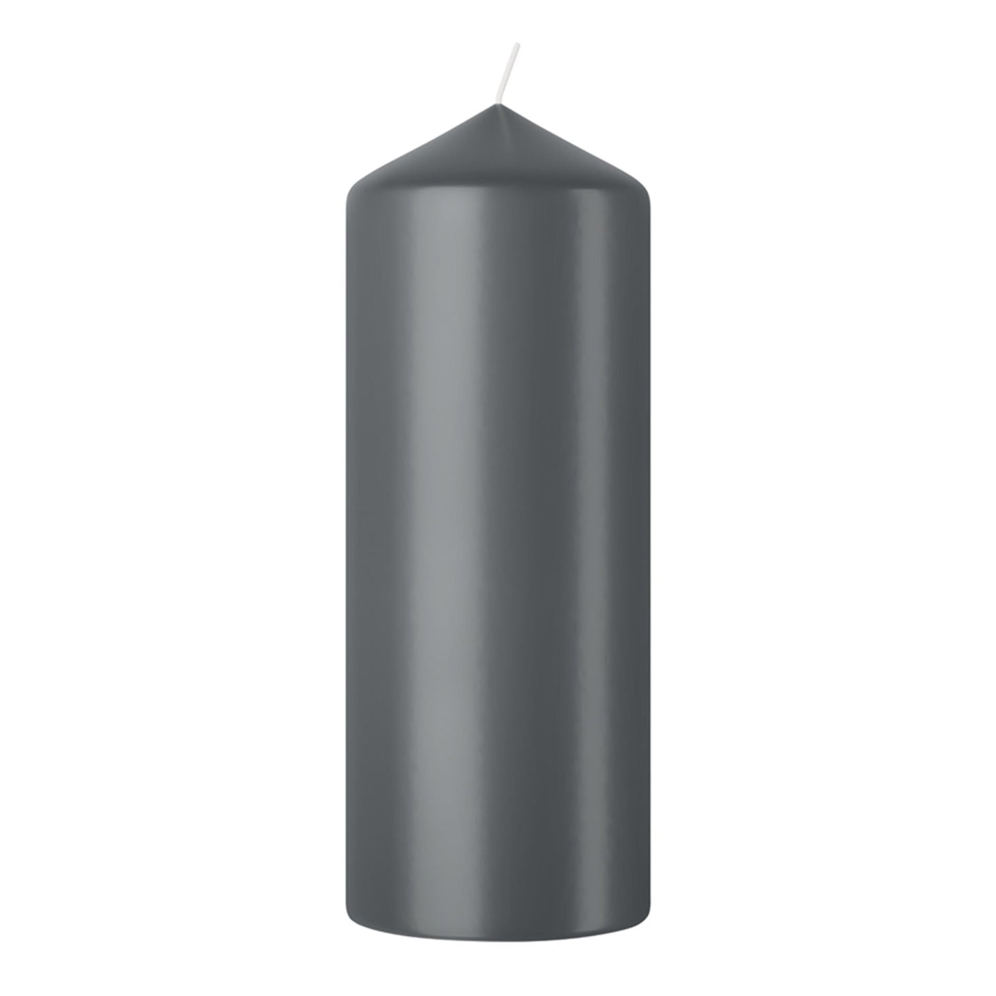 Bougie pilier Bolsius 150 58 gris orageux