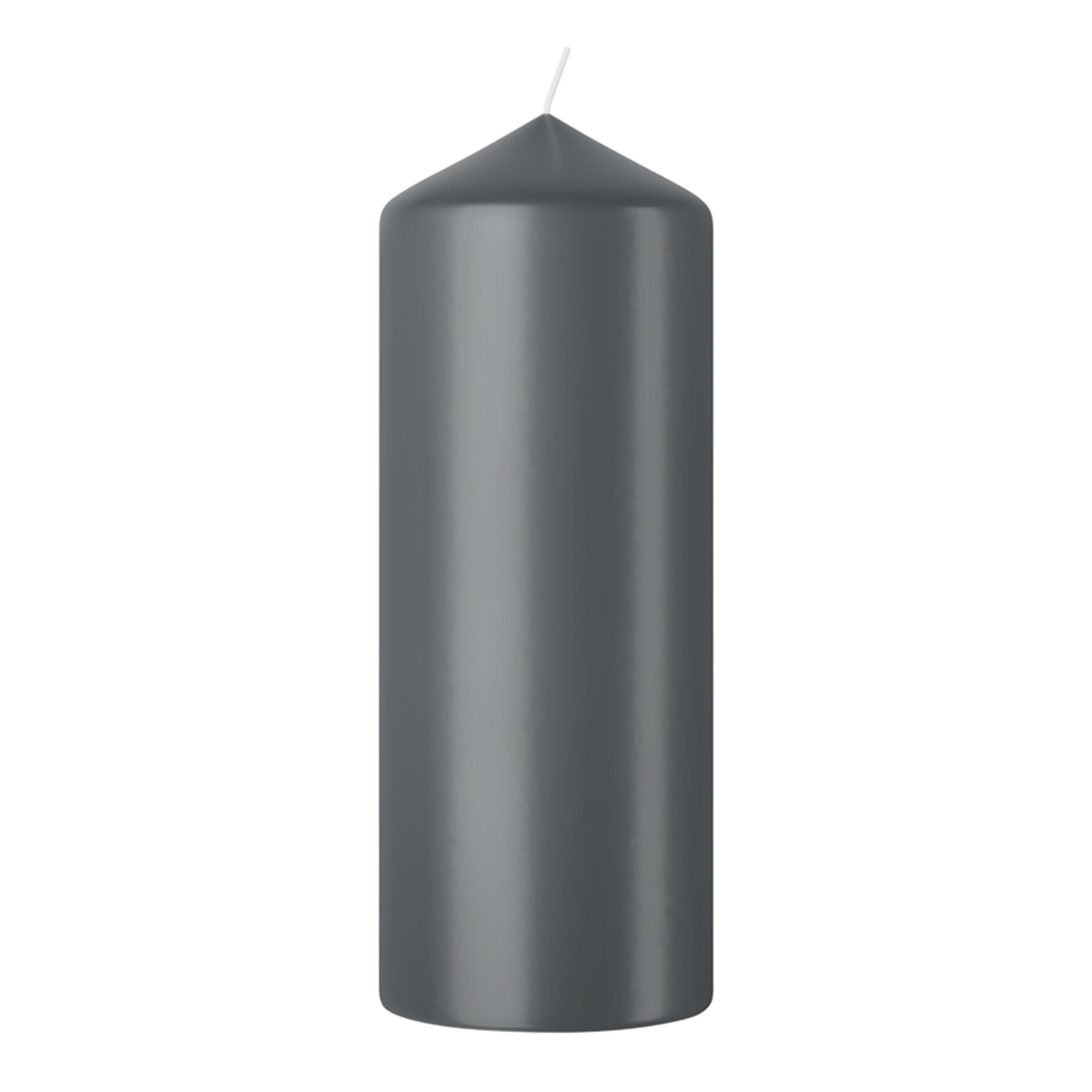 Bougie pilier Bolsius 150 58 gris orageux